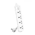 Deli ET404 4-Port 5 Meter Cable White Power Strip